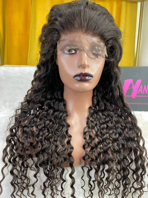 Virgin Hair Italian Curly Wig 2x6 4x4 5x5 6x6 7x7 HD Closure Wig [Glueless Wig|Bleached Knots]