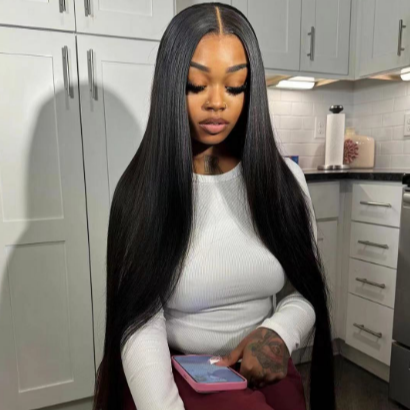 Virgin Hair Straight 2x6 Transparent/HD Closure Wigs