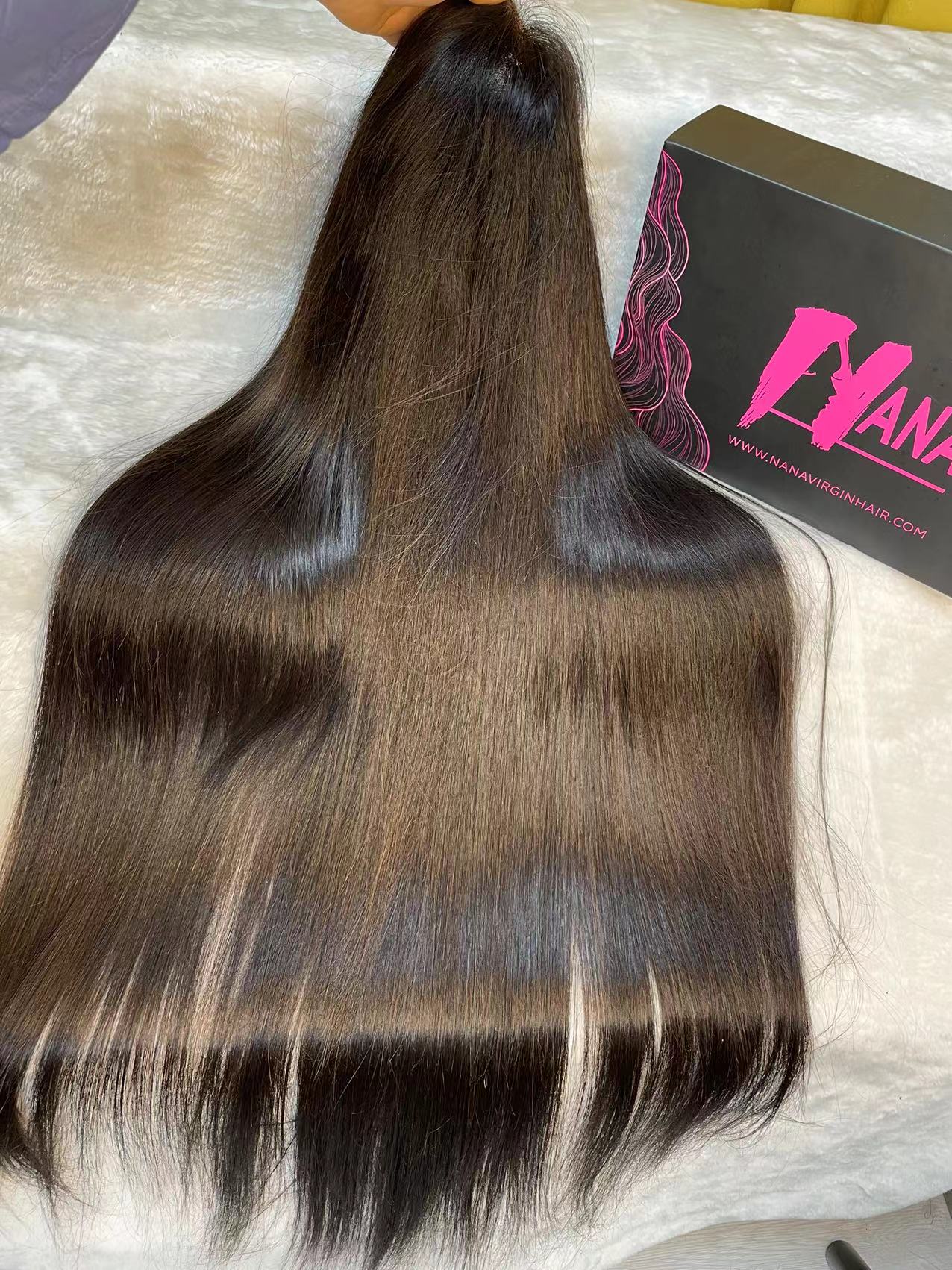 Virgin Hair Straight 2x6 Transparent/HD Closure Wigs