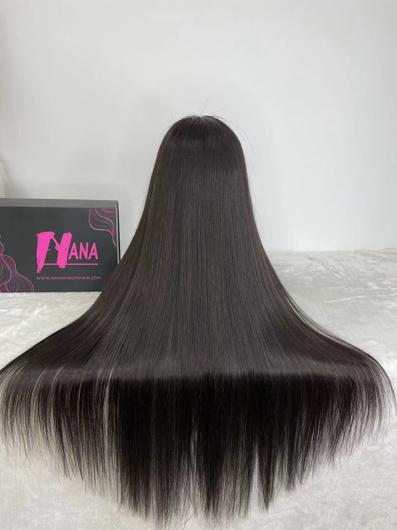 Virgin Hair Straight 2x6 Transparent/HD Closure Wigs