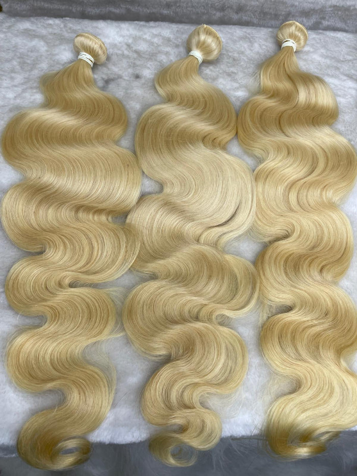 Raw Hair Best 613 Bundle Blonde Body Wave Top Hair extensions bundle deal 1bundle/3bundles/4bundles