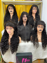 Virgin Hair Water Wave 13x4&13x6 Transparent/HD Lace Wigs [Glueless Wig|Bleached Knots]