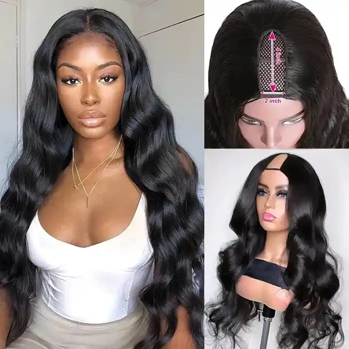 Body Wave U Part Wig