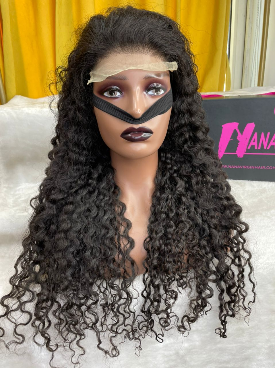 Raw Hair Burmese Curls 2x6 4x4 5x5 6x6 7x7 HD Closure Wigs