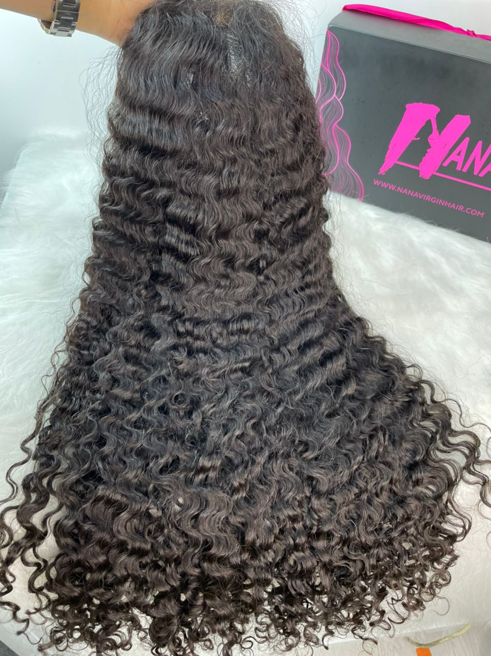 Raw Hair Burmese Curls 2x6 4x4 5x5 6x6 7x7 HD Closure Wigs