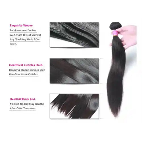 Cambodian Straight Virgin Human Hair