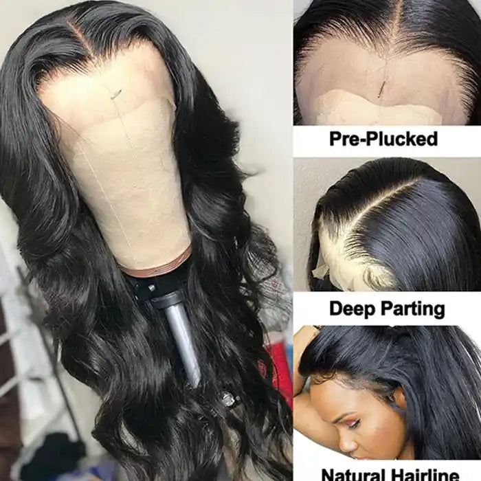 HD Closure Wigs Body Wave 