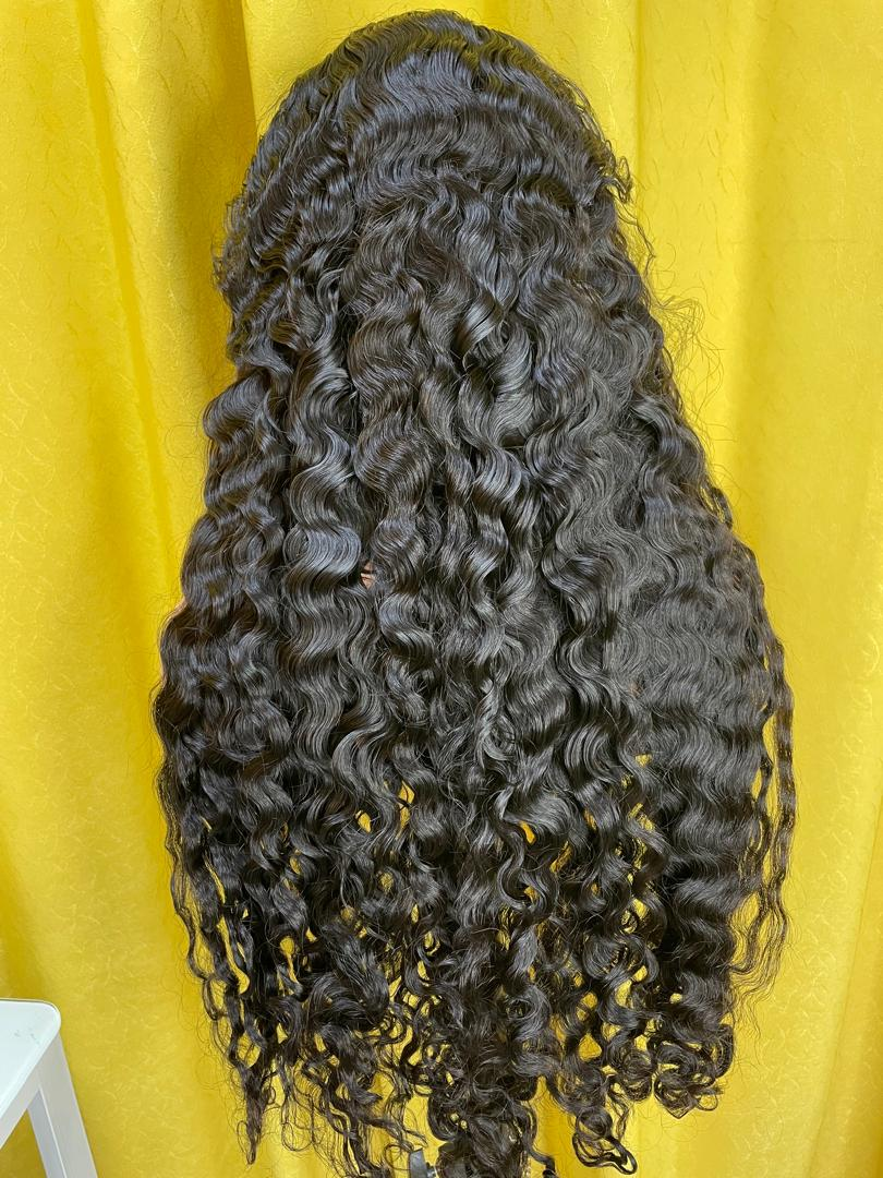 HD frontal wig wet and wavy 