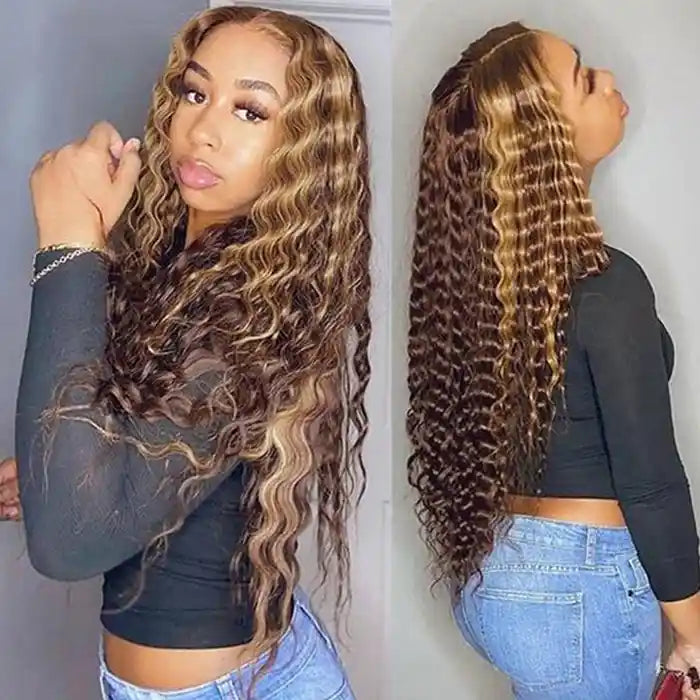 Highlight Loose Deep Wave Wig