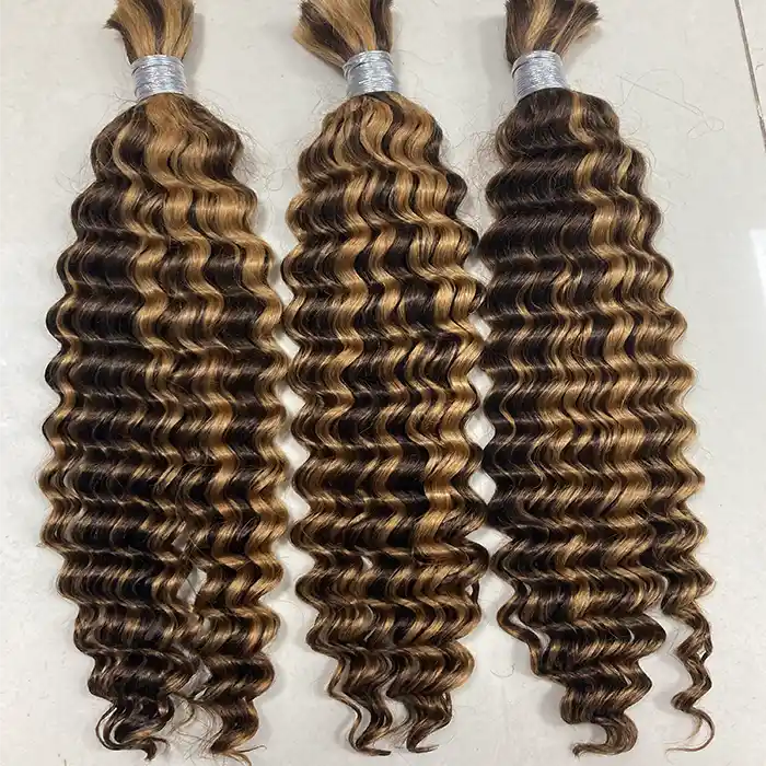 Human Hair Bulk for Braiding