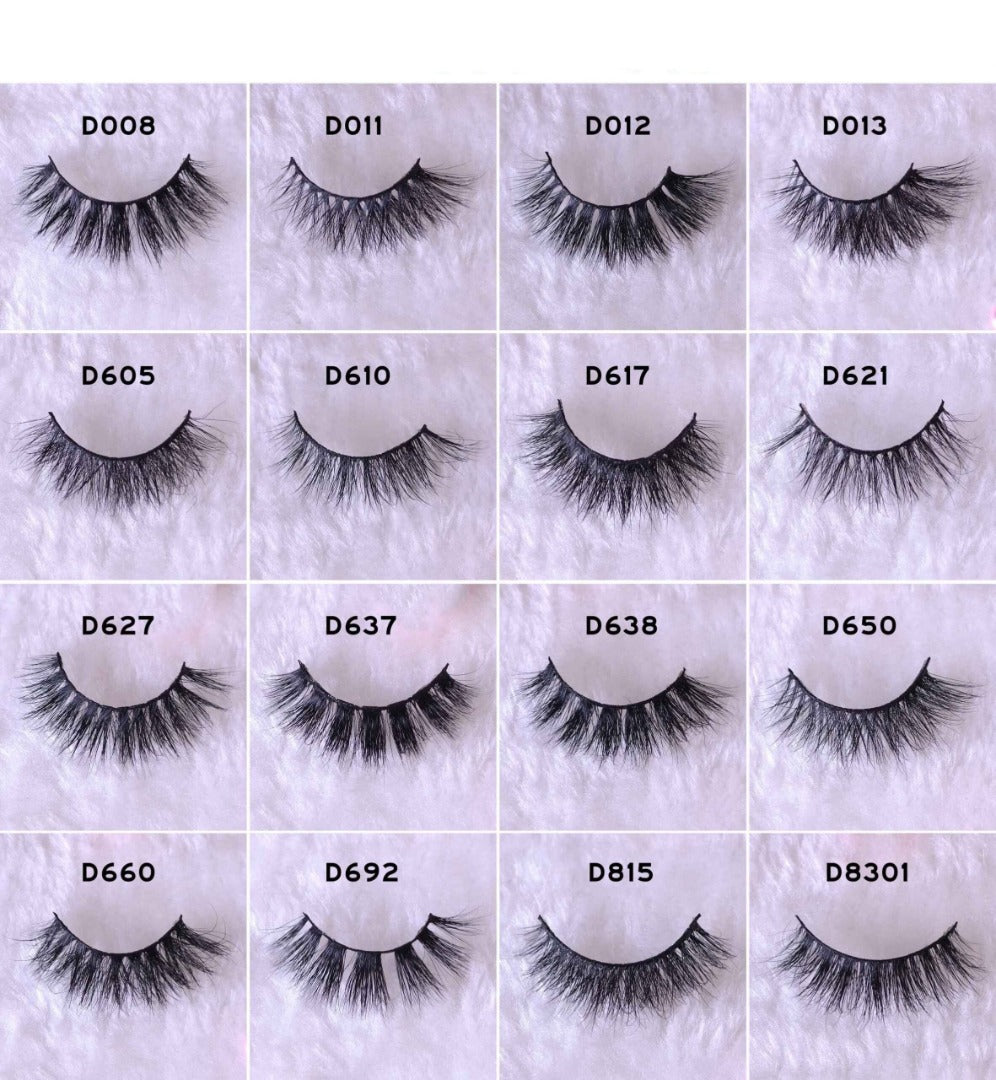 Wholesale Mink Lash Extension 18mm 3D Handmade Mink Eyelashes