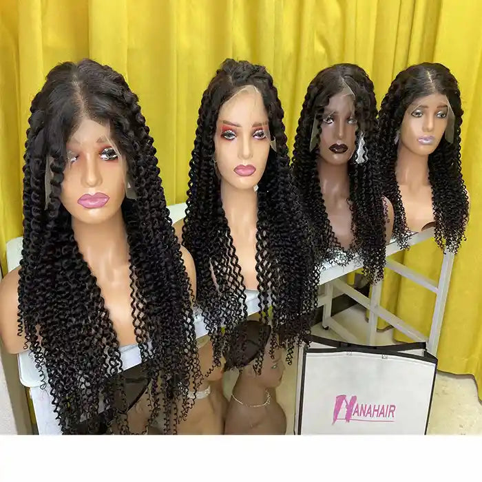 Kinky Curly Human Hair Wig