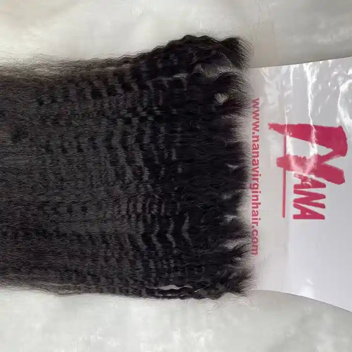 Kinky Straight Lace Frontal Human Hair