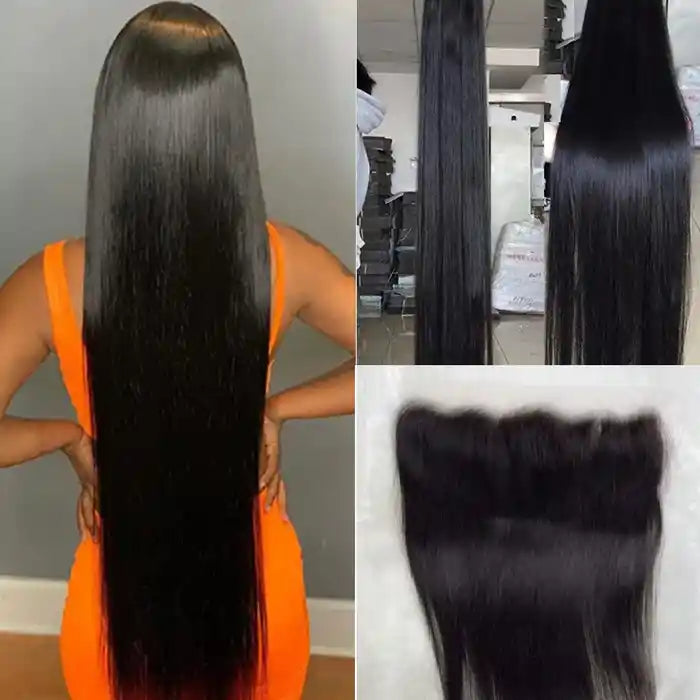 Long Raw Hair Straight