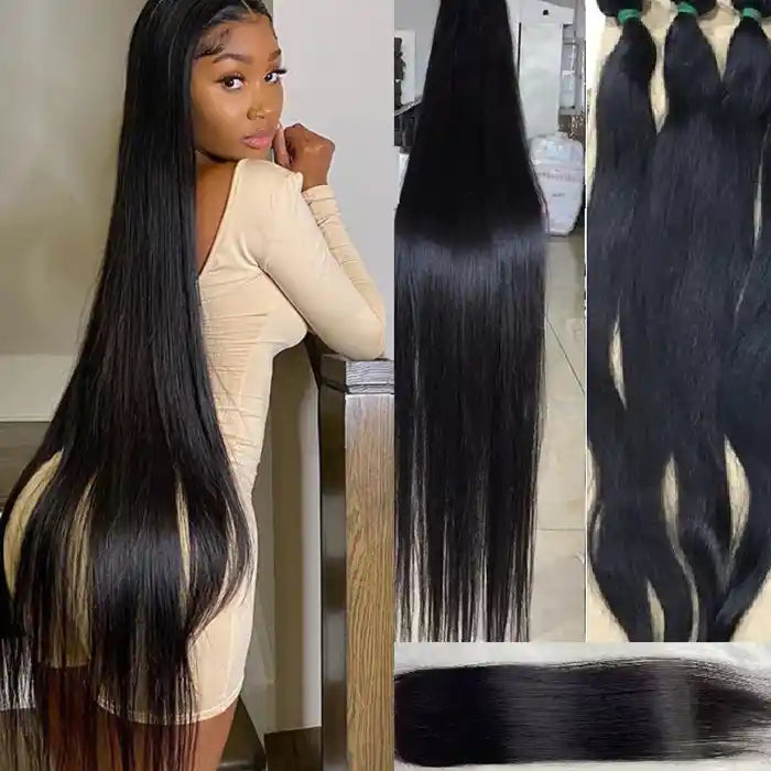 Long Raw Hair Straight Bundle