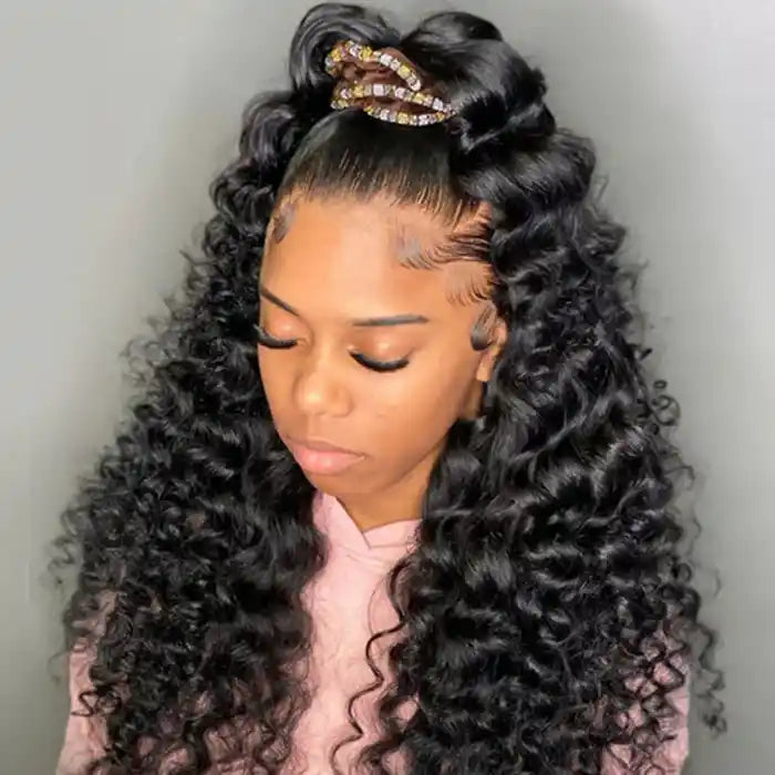 Loose Deep Wave Wig 360 HD Lace