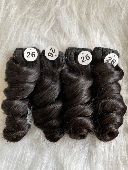 Loose wave top grade hair 100% raw human hair bundle deal 1 bundle/ 3 bundle /4 bundle