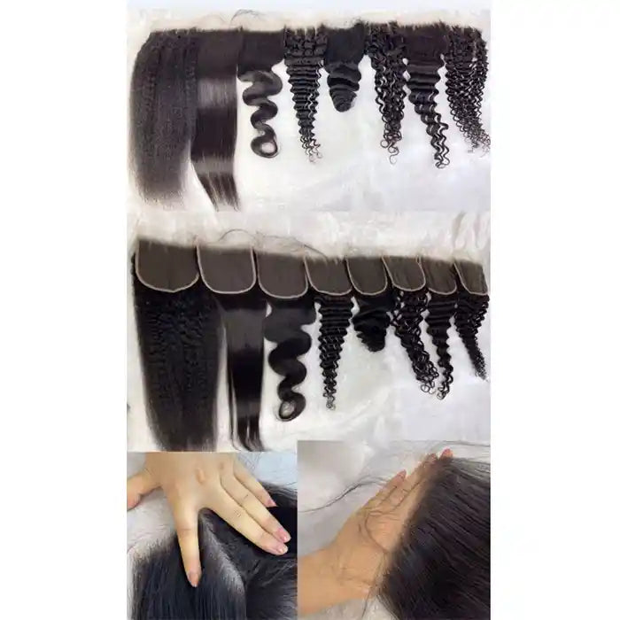 Luxury Virgin Hair HD Lace Closure Wigs