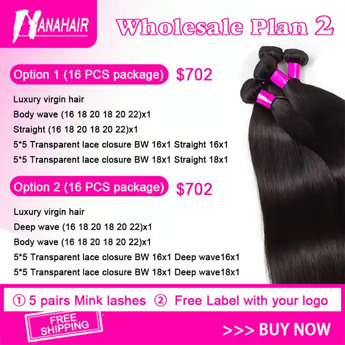 Luxury Virgin Hair Wholesale Indian Hair