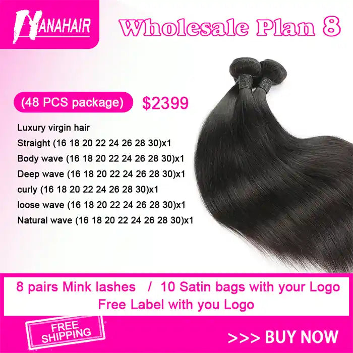 Luxury Virgin Raw Hair Bundles Wholesale