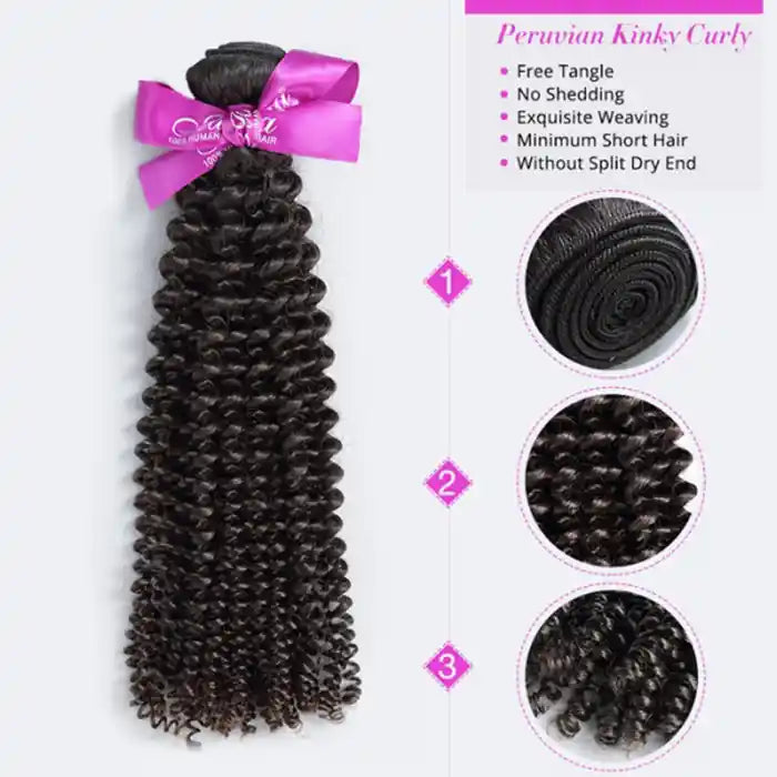 Peruvian Kinky Curly Wig