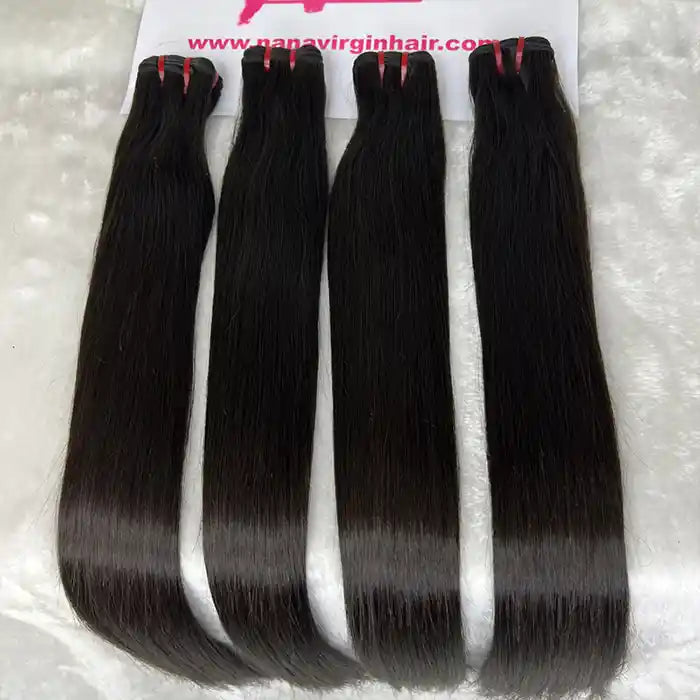 Raw Hair Wig Double Drawn Straight Hair