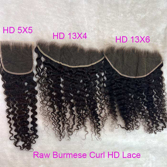 Raw Burmese hair Best quality Burmese curly Bundles From One Donor