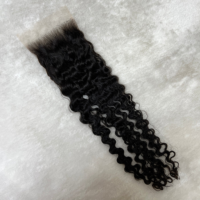 Raw Hair Burmese curly 5x5 HD lace and frontal natural color 13x4/13x6