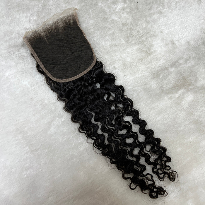 Raw hair Burmese Curly bundle with HD frontal 13x4 13x6 and 5x5 hd lace bundle deals