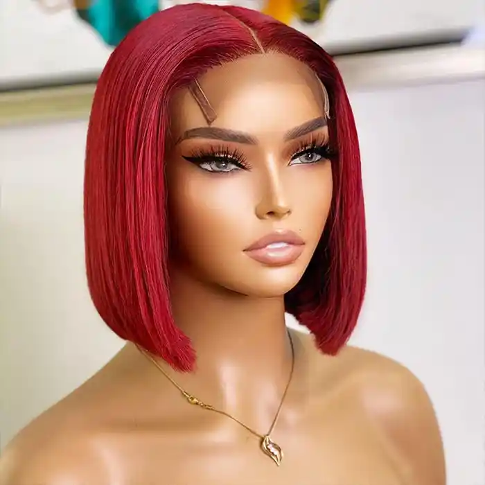 Red Bob Wig