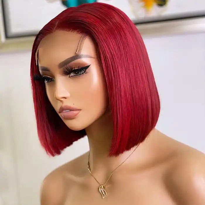 Red Bob Wig