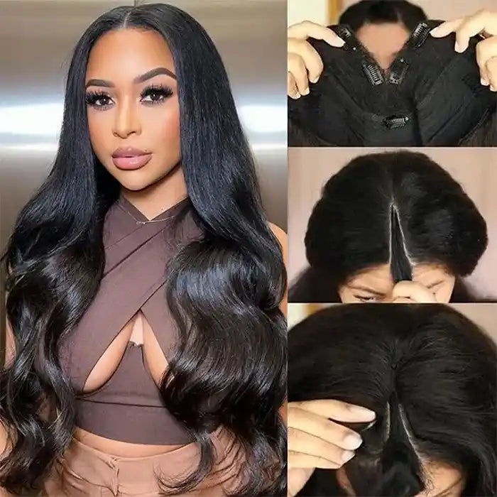 Wavy V Part Wig