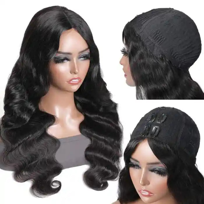 Wavy V Part Wig