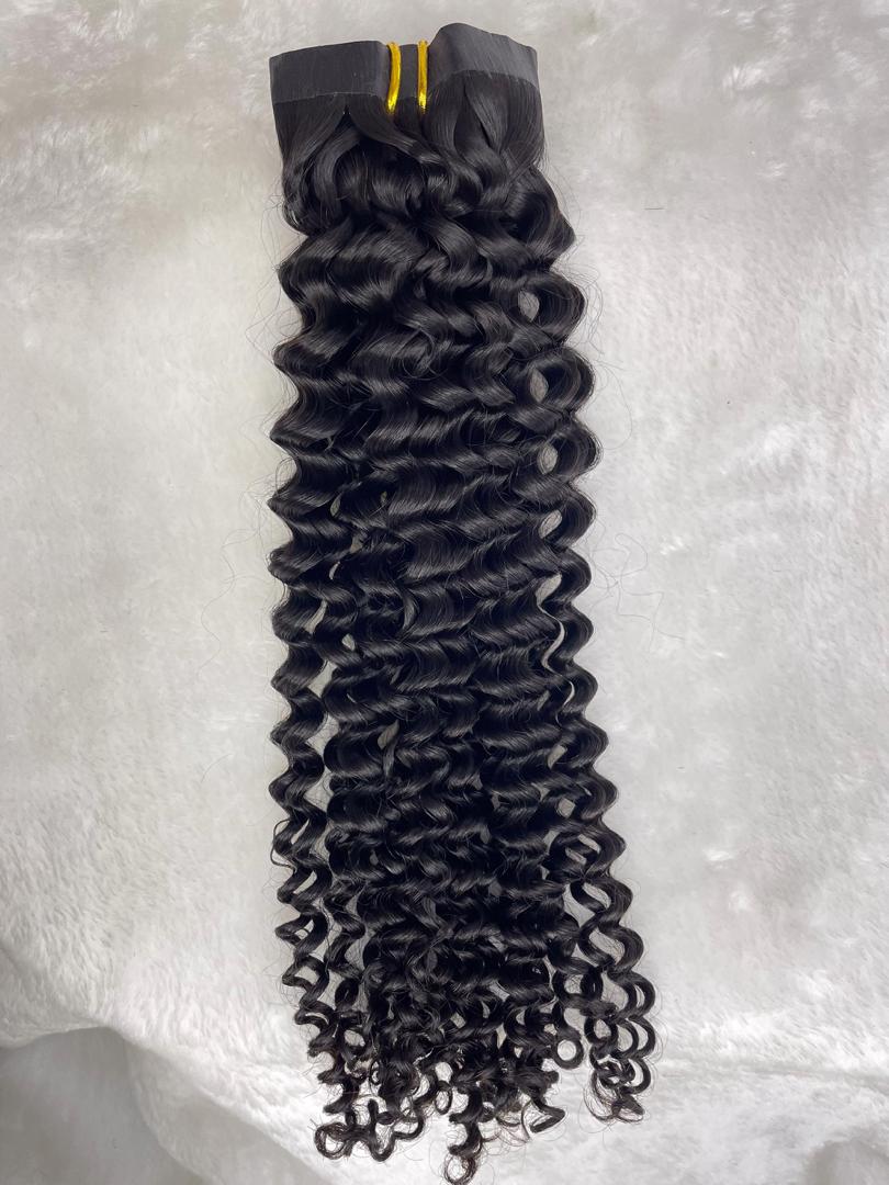 Wholesale Premium Top quality seamless clip in hair extensions  from one donor hair