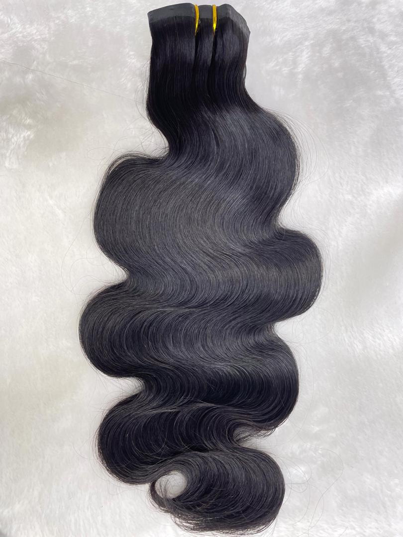 Wholesale Premium Top quality seamless clip in hair extensions  from one donor hair