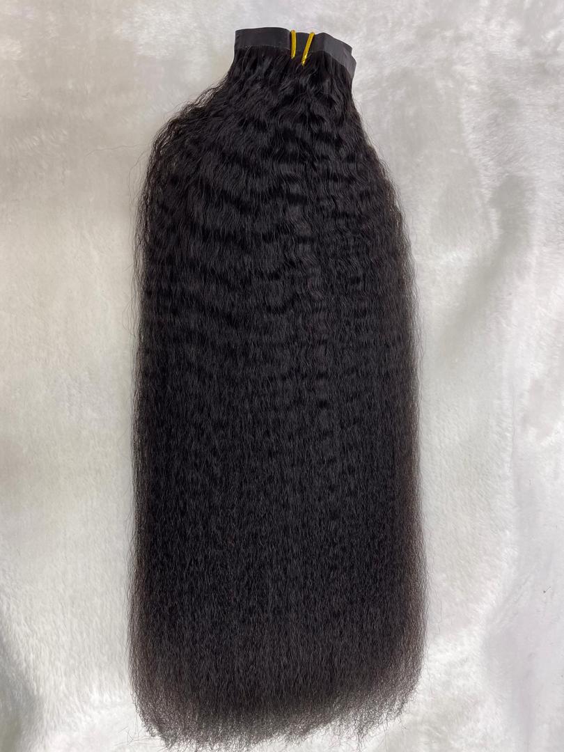 Wholesale Premium Top quality seamless clip in hair extensions  from one donor hair