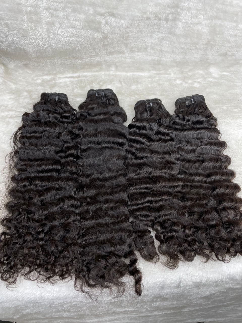 Raw Burmese hair Best quality Burmese curly Bundles From One Donor