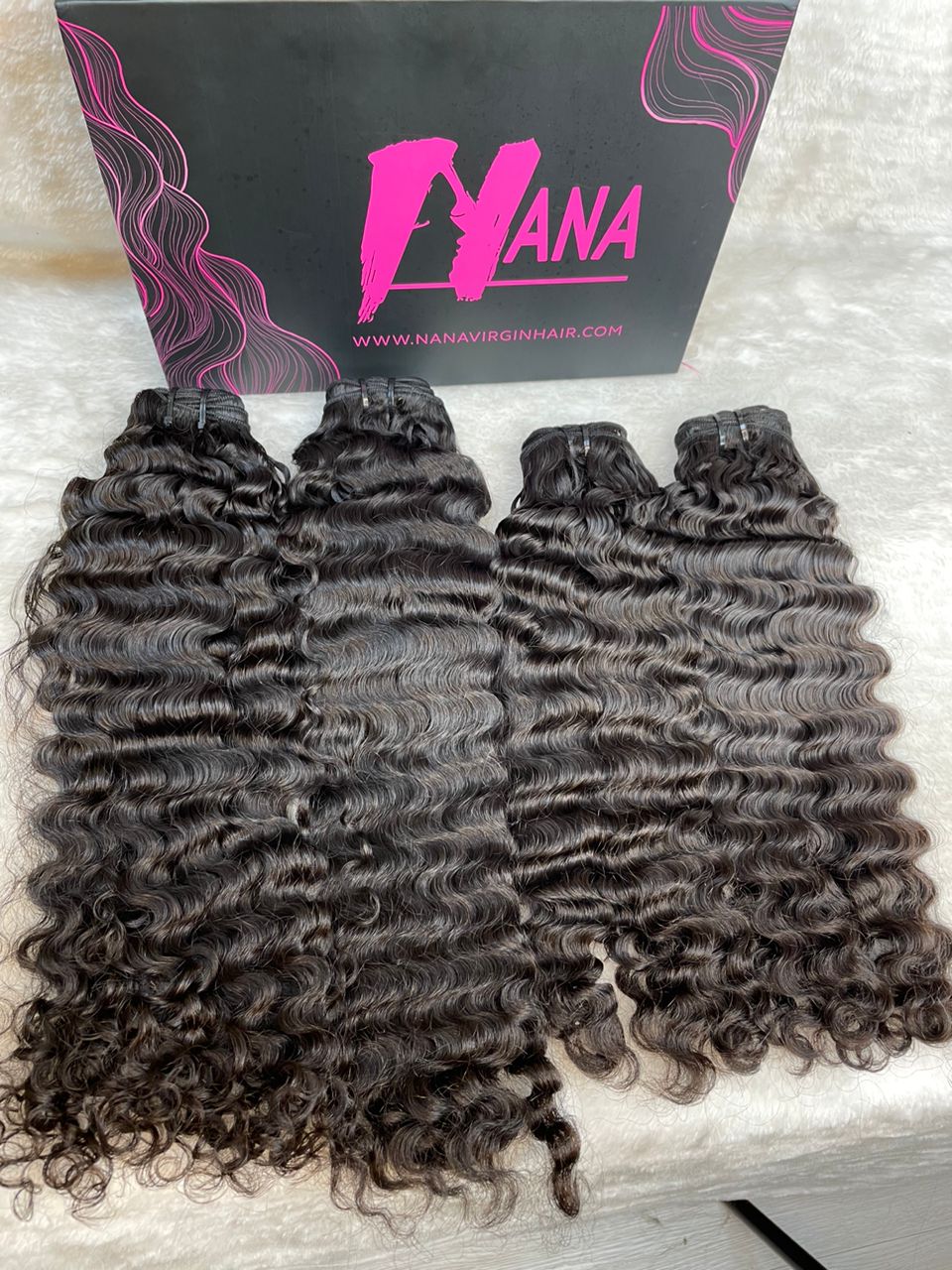 Raw Burmese hair Best quality Burmese curly Bundles From One Donor