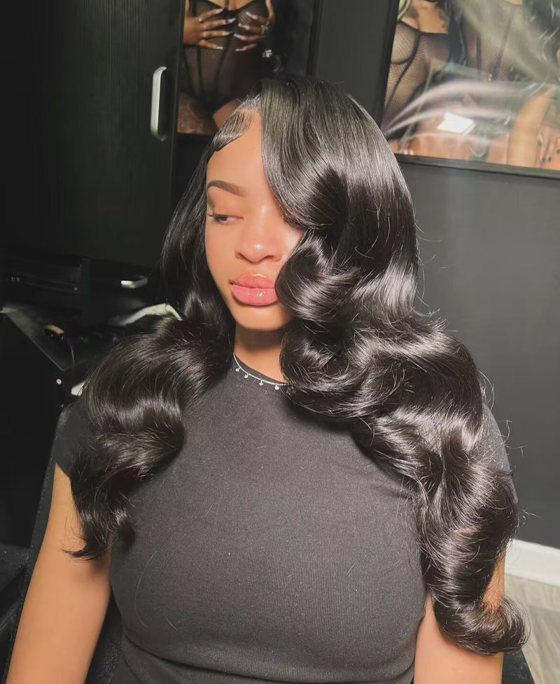 Virgin Hair Body Wave 13x4&13x6 Transparent/HD Lace Wigs [Glueless Wig|Bleached Knots]