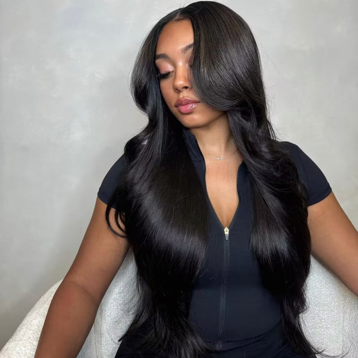 Virgin Hair Body Wave Wig 2x6 4x4 5x5 6x6 7x7 HD Closure Wig [Glueless Wig|Bleached Knots]