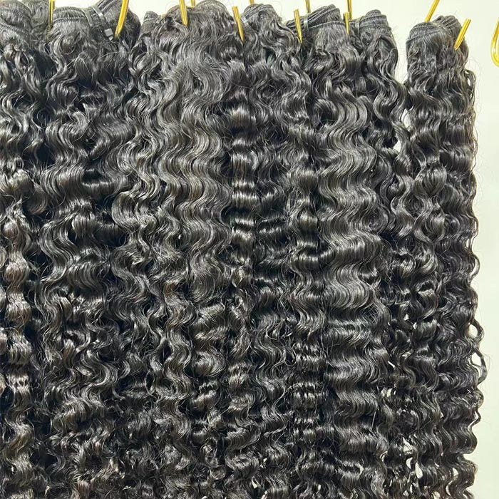 Raw Burmese hair Best quality Burmese curly Bundles From One Donor