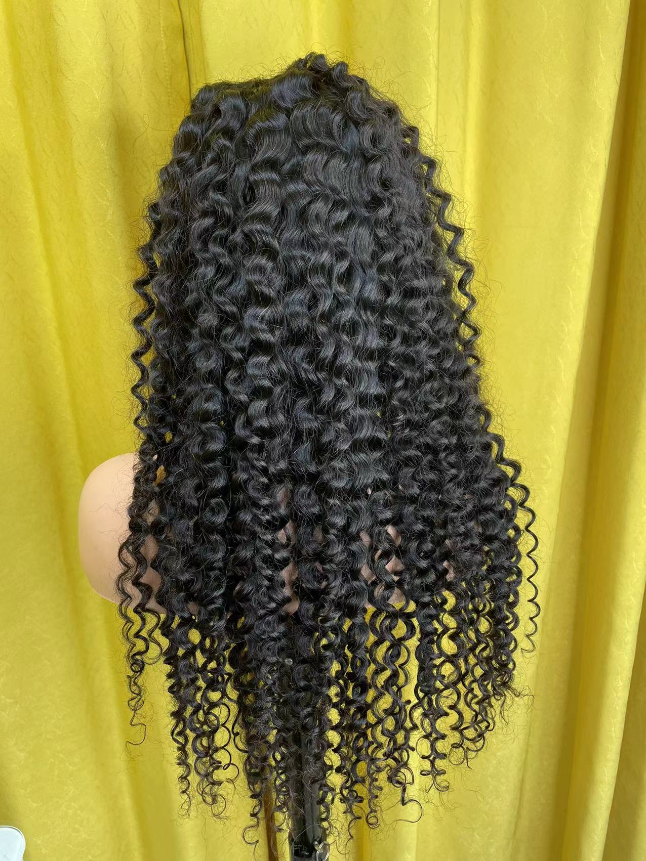 Raw Hair Curly 13x6 13x4 HD Lace Frontal Wig Deep Curly HD Wigs