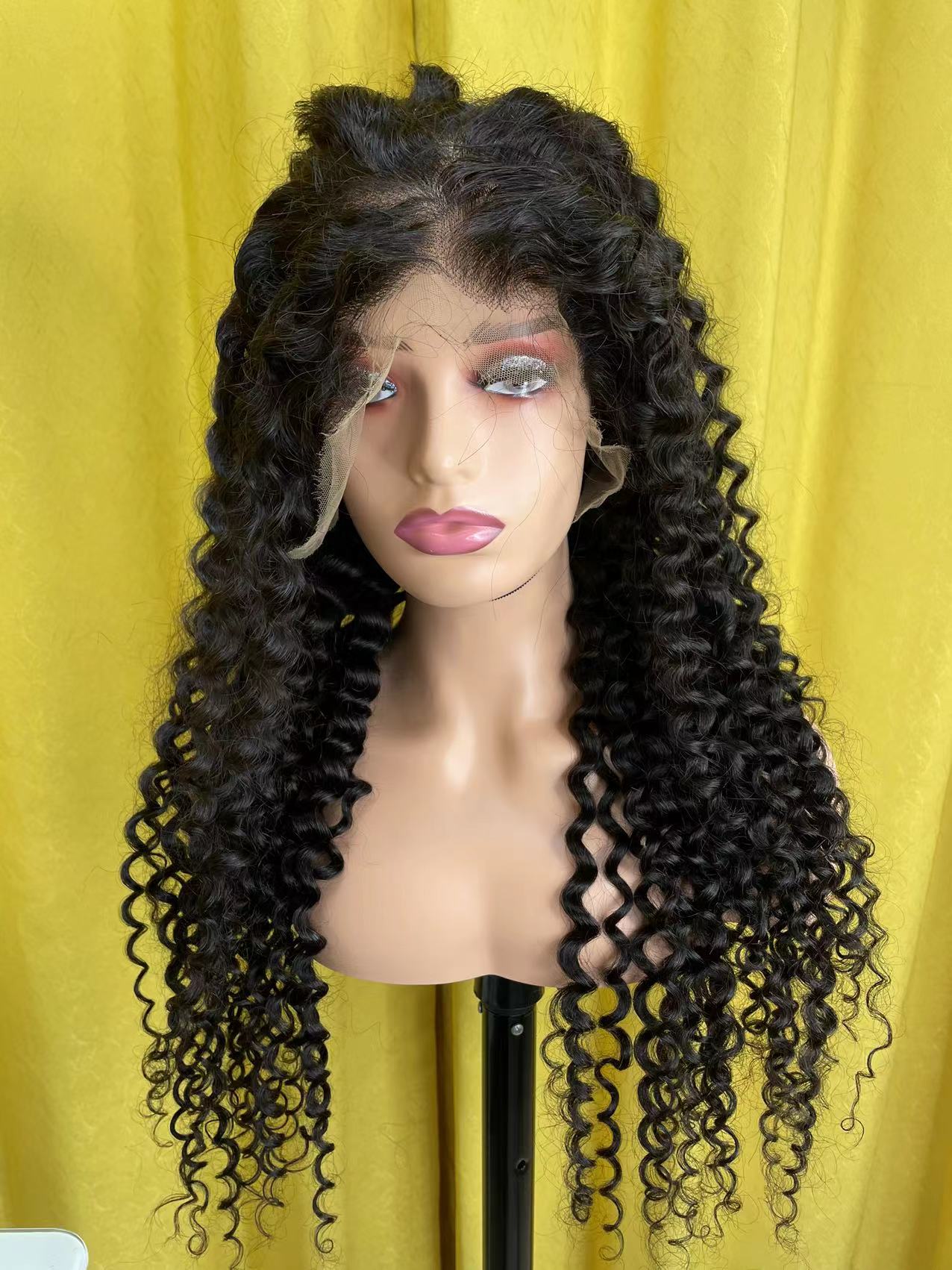 Raw Hair Curly 13x6 13x4 HD Lace Frontal Wig Deep Curly HD Wigs