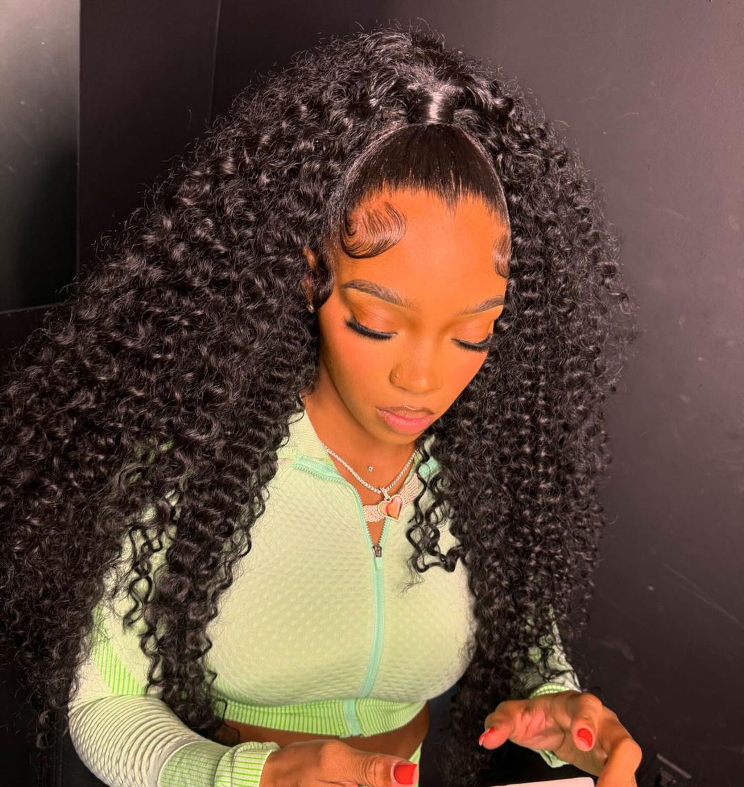 Raw Hair Curly 13x6 13x4 HD Lace Frontal Wig Deep Curly HD Wigs