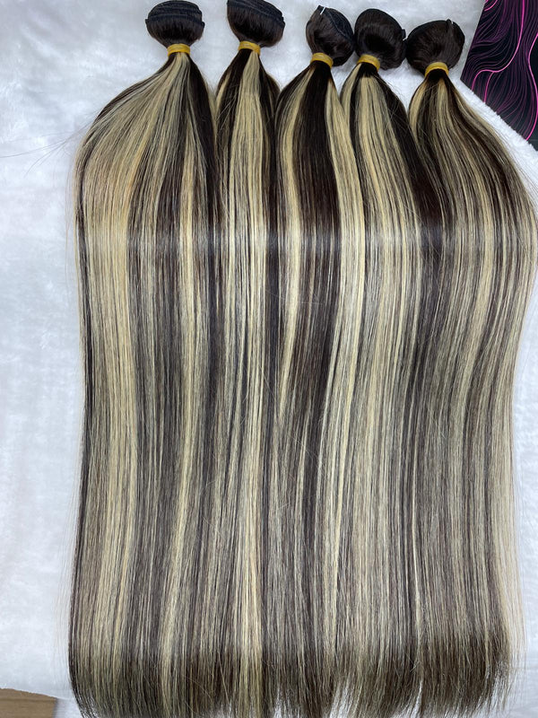 Custom color hair top grade 3 bundle wholesale bundle deal