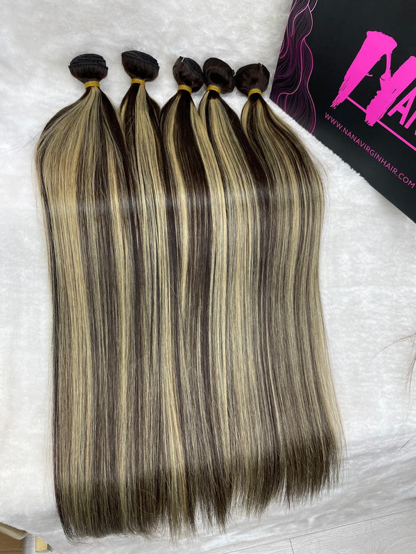 Custom color hair top grade 3 bundle wholesale bundle deal