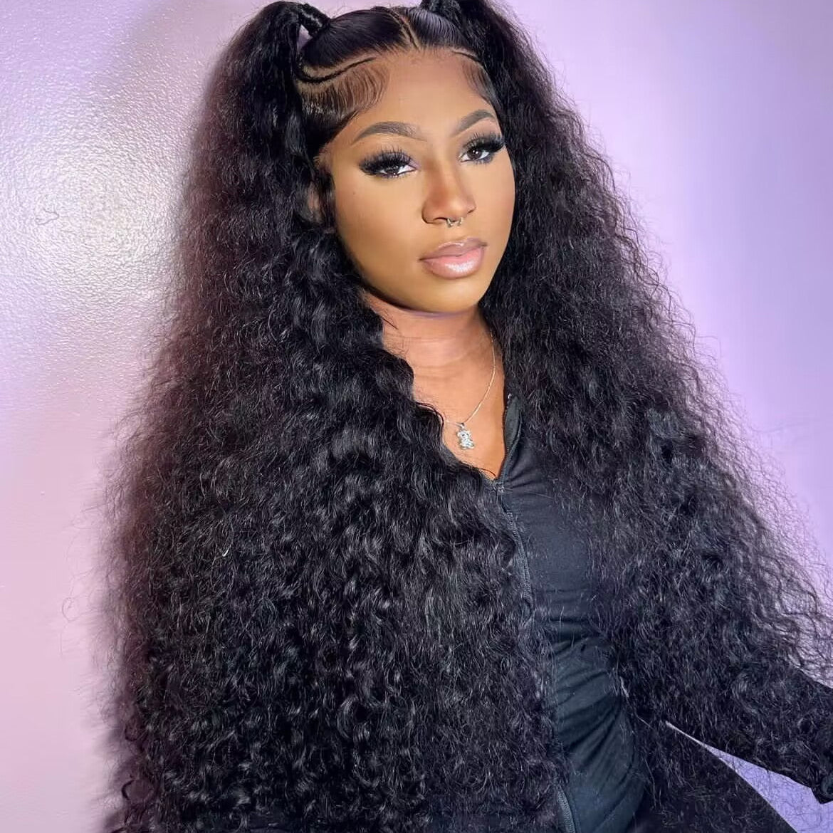 Virgin Hair Deep Wave Wig 4x4 5x5 6x6 7x7 HD Closure Wig