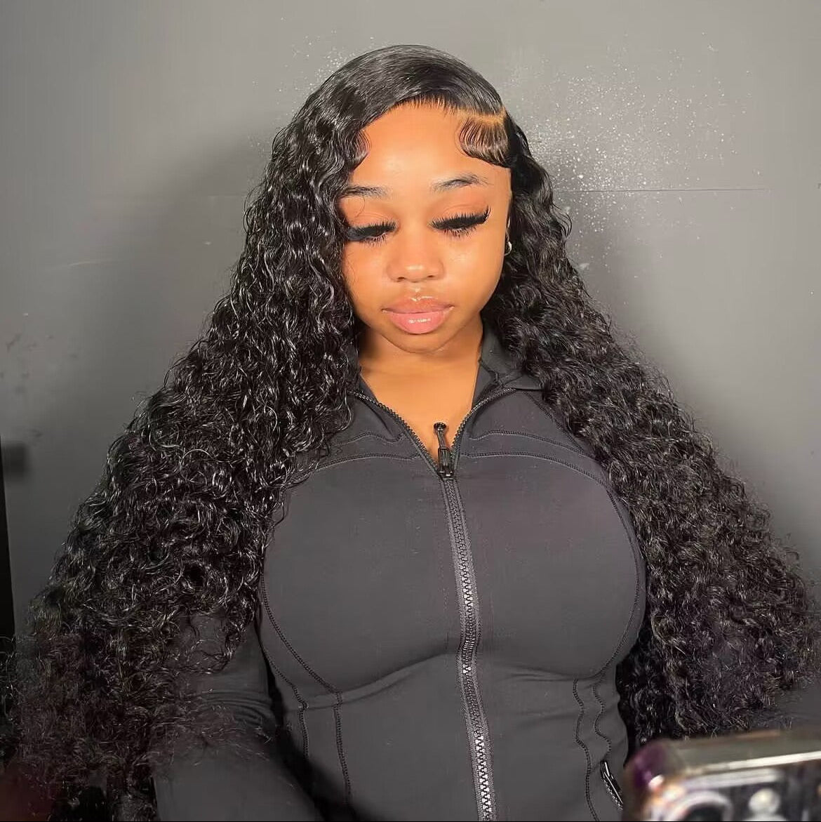 Raw Hair Deep Wave Wig 4x4 5x5 6x6 7x7 HD Closure Wigs Pineapple Wave Wigs