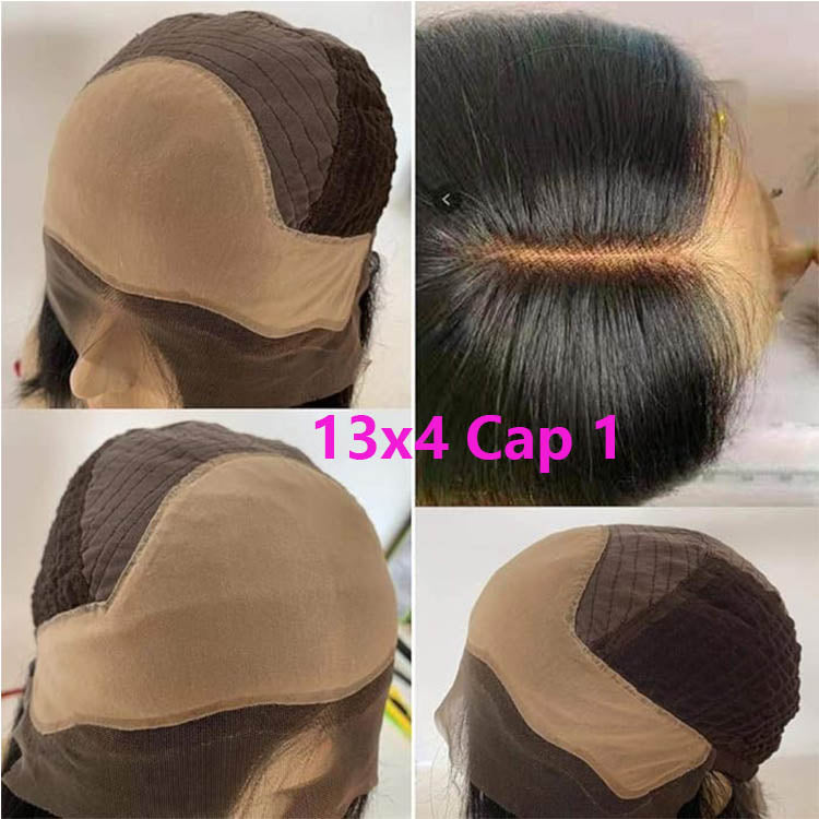 Fake Scalp Wig Full Frontal 13x4 and 13x6 Top Grade Wig 180% Density