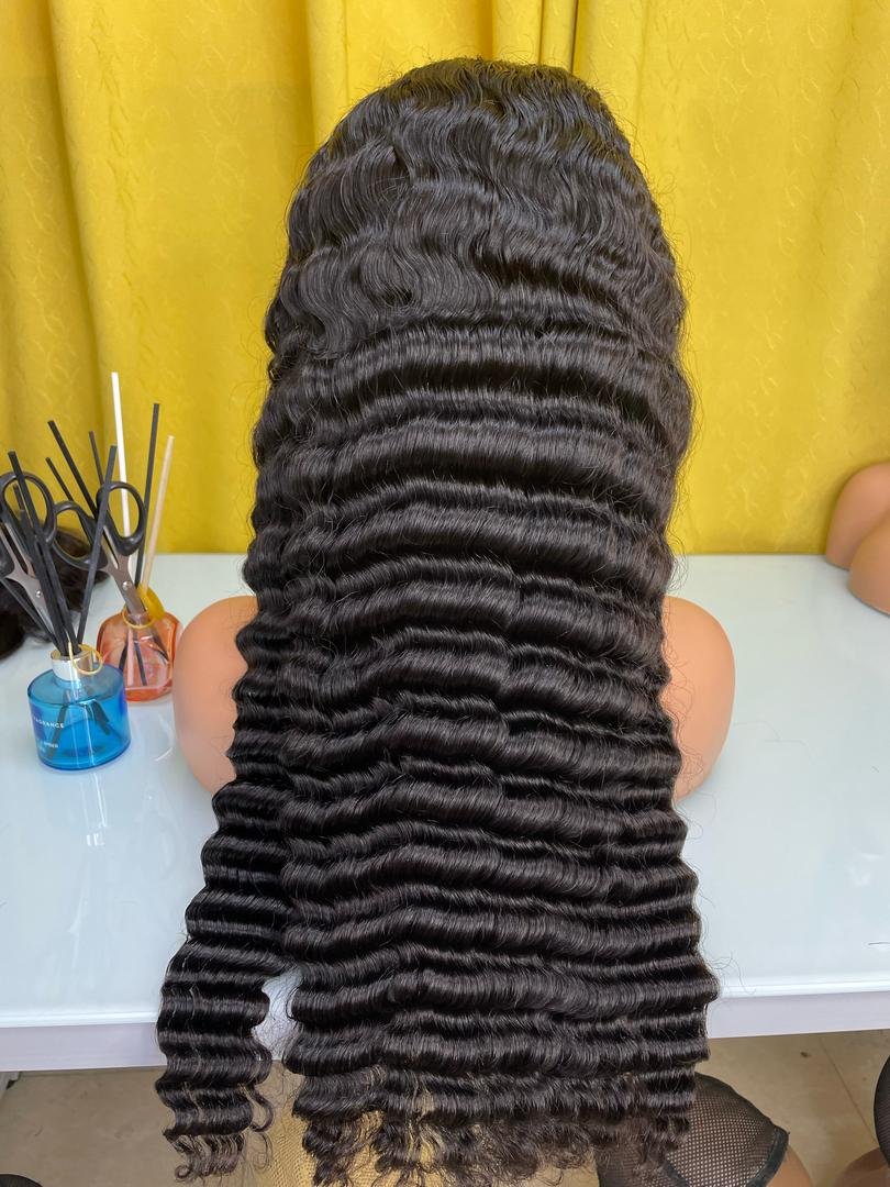 glueless wig deep wave 